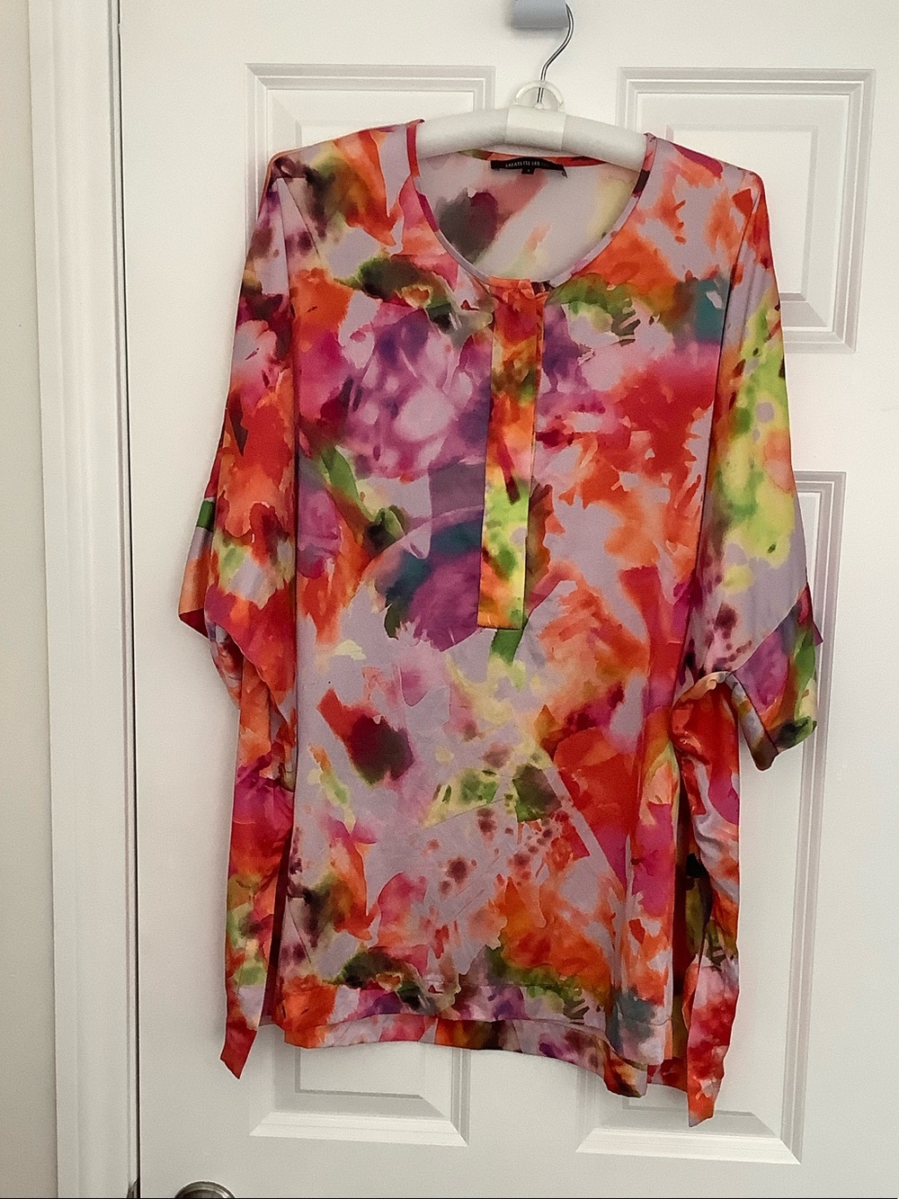 Lafayette 148 New York Multicolor Silk Tunic